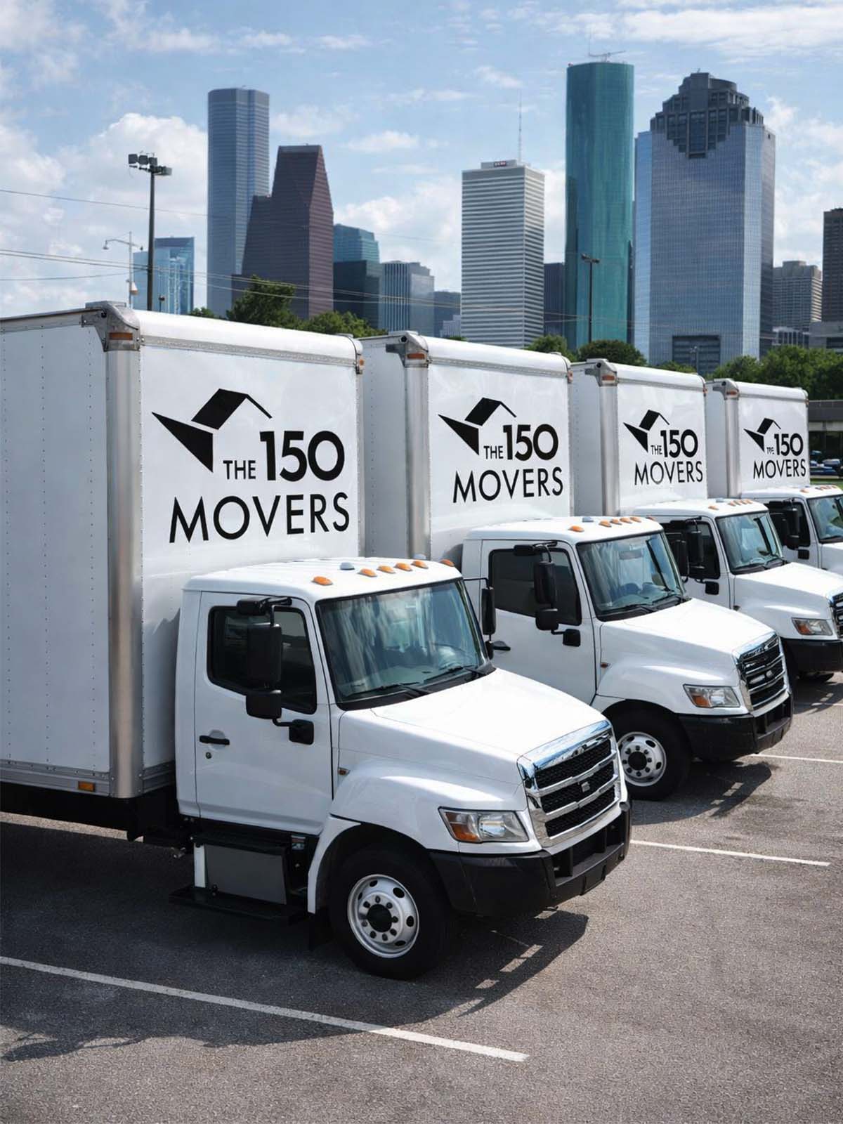 The 150 Movers fleet and crew — Houston's trusted moving company