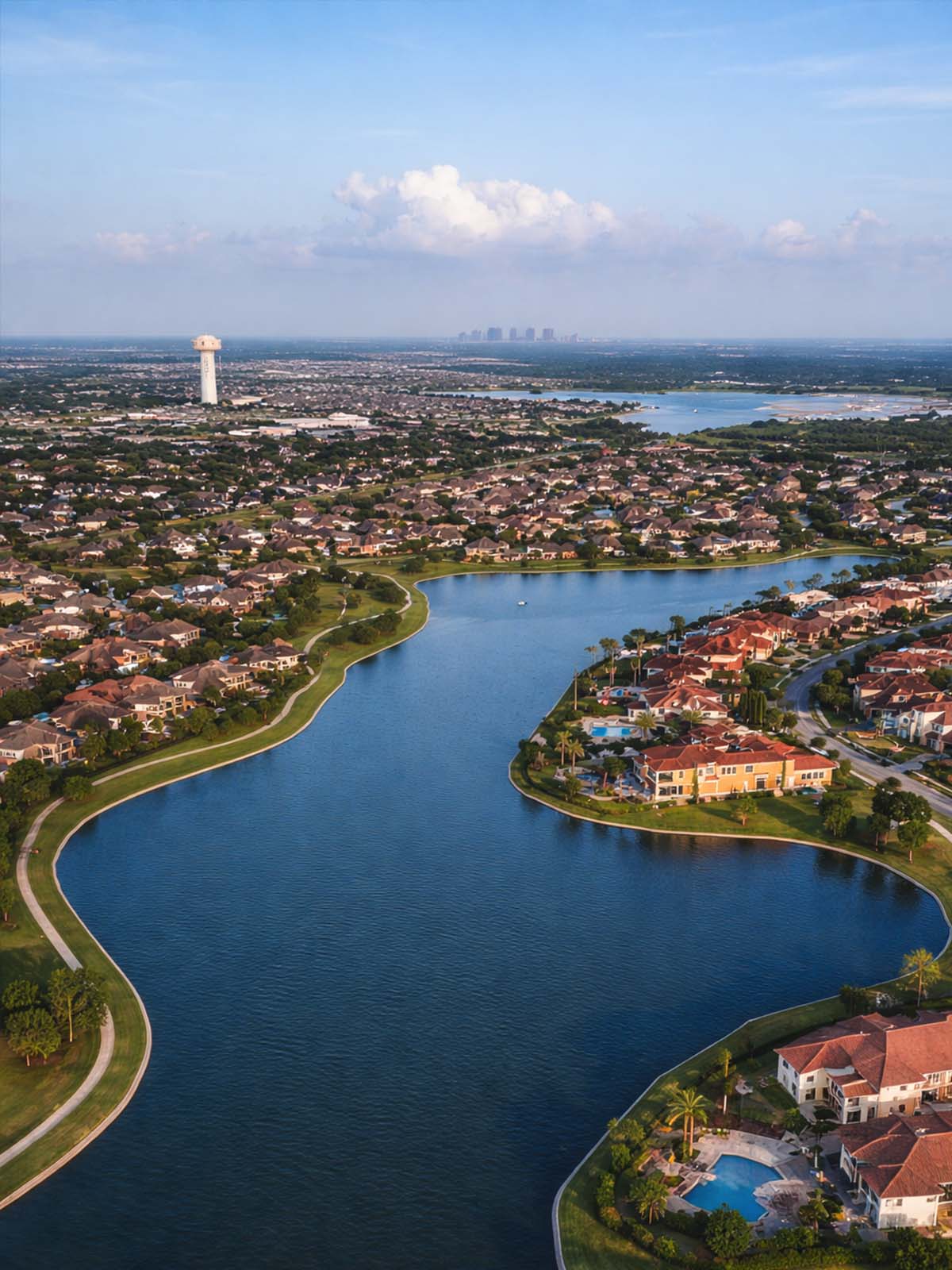 League City neighborhood south of Houston