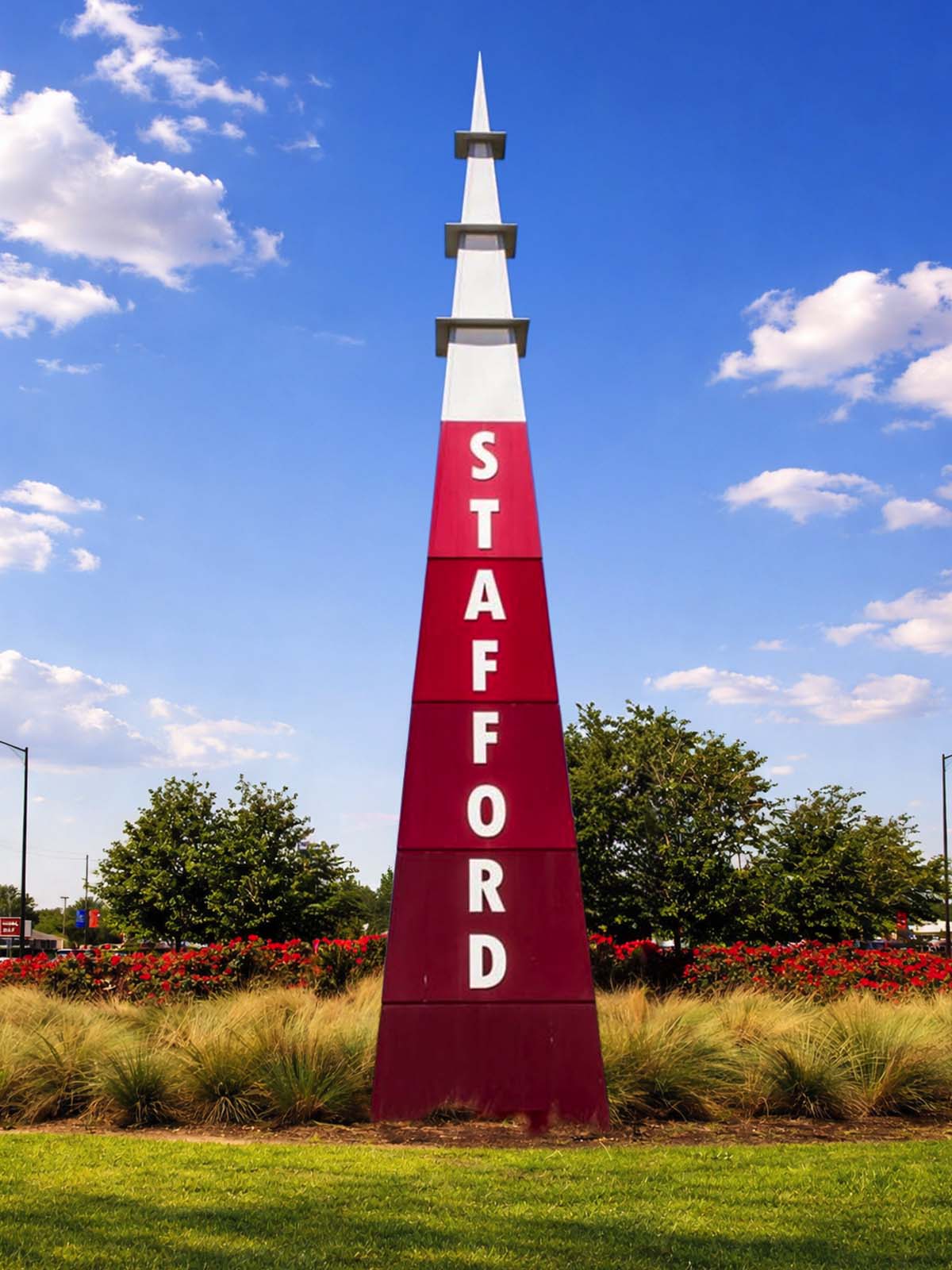 Stafford neighborhood southwest of Houston