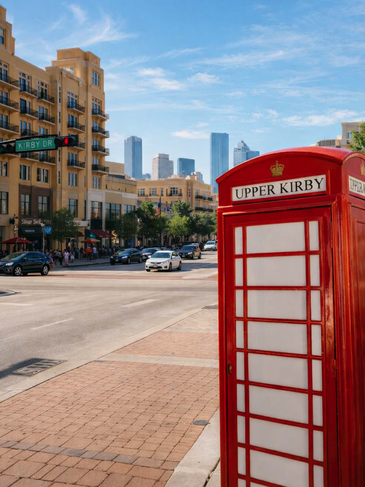 Upper Kirby neighborhood in Houston