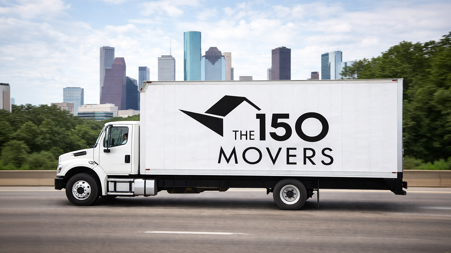 The 150 Movers truck in Houston